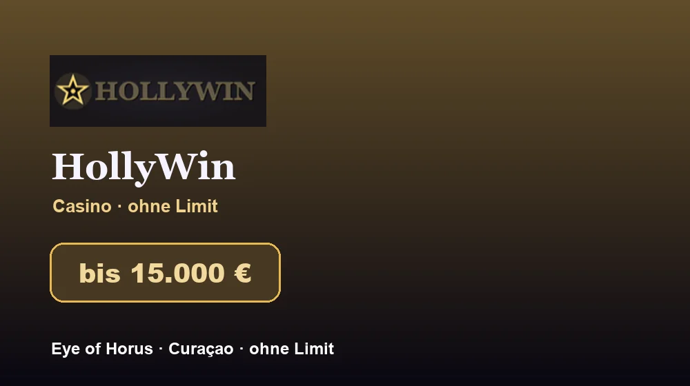 Screenshot von HollyWin Casino