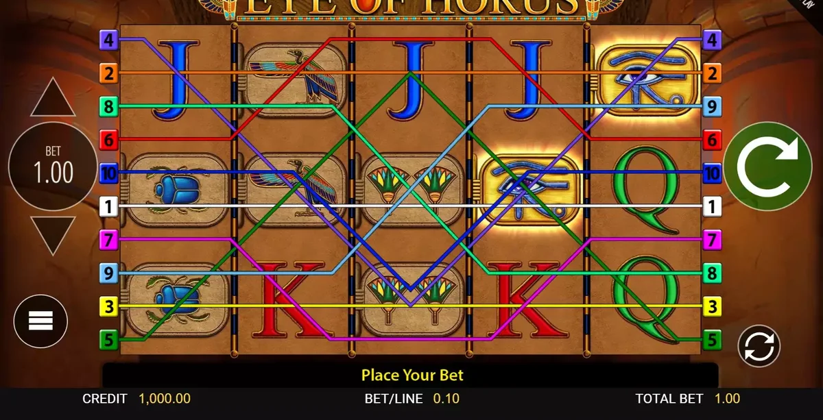 Eye of Horus — Spielfeld
