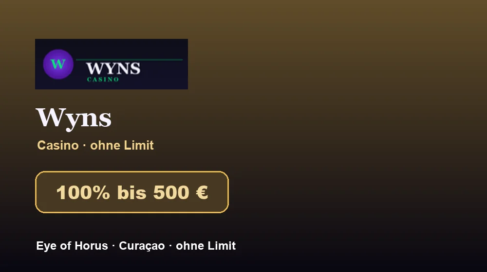 Screenshot von Wyns Casino